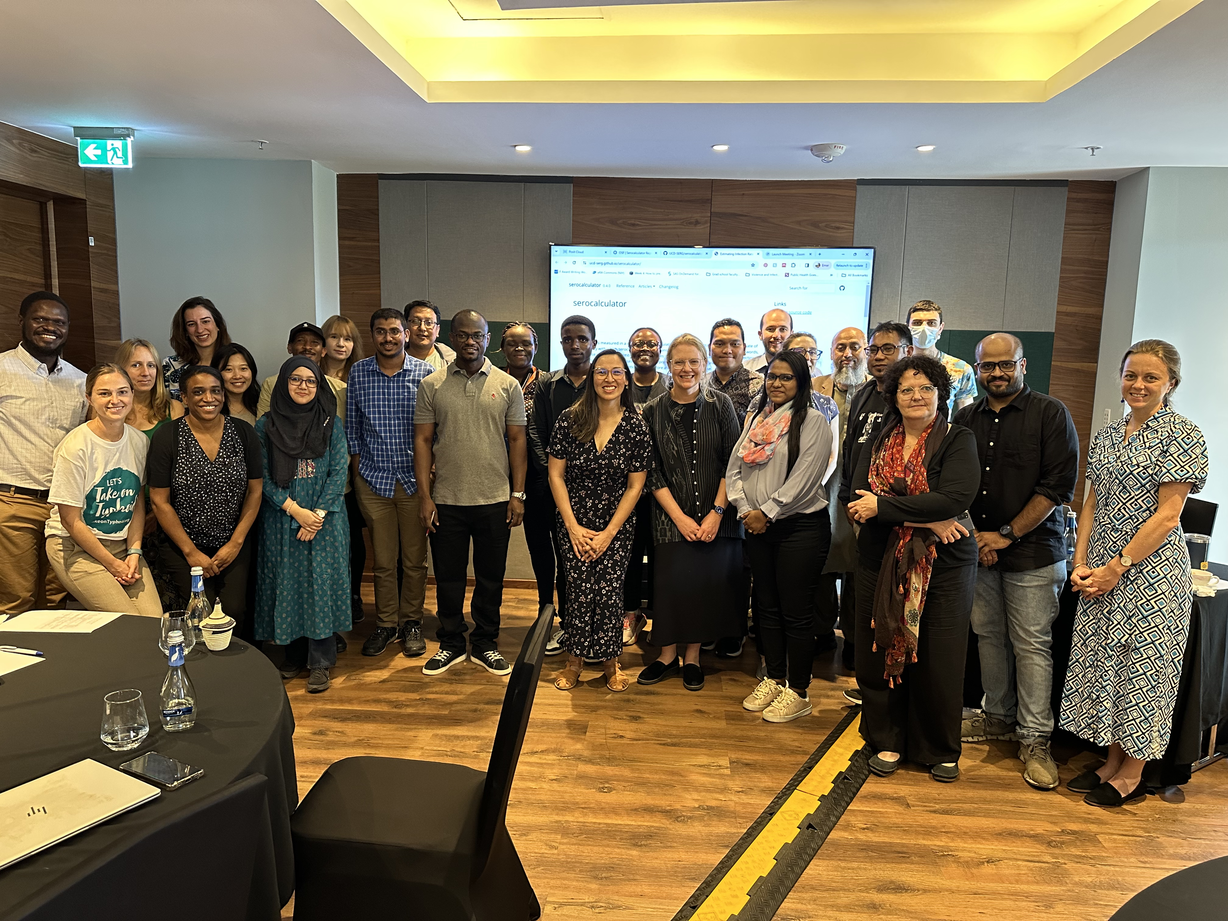 Serocalculator workshop participants from 19 countries in Kigali, Rwanda, 2023